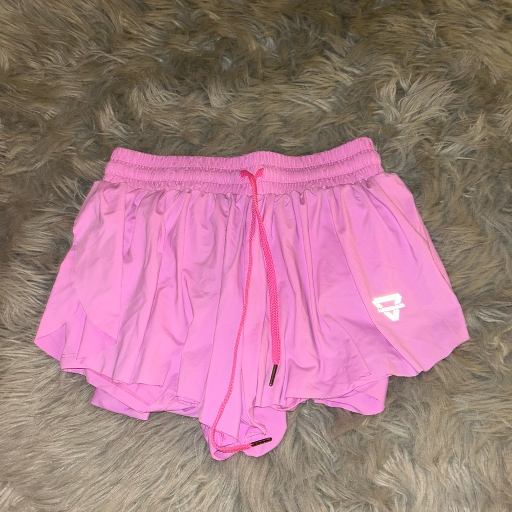 Pink athletic shorts